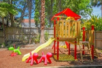 You can have breakfast while your children play in the playground katebranch 15